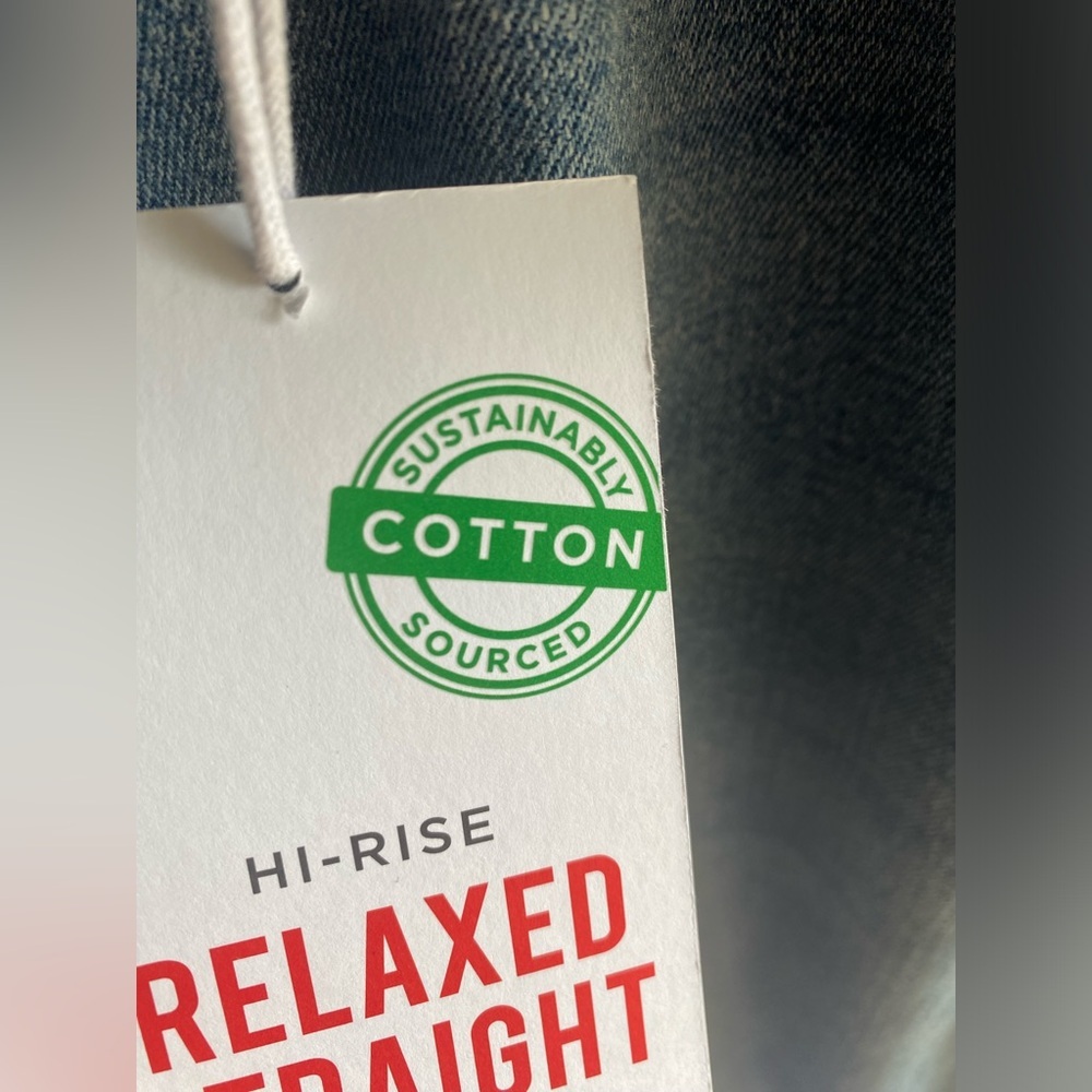 Celebrity Pink The Retro Jeans 22 Medium Blue Relaxed Straight High Rise NWT - Picture 5 of 11